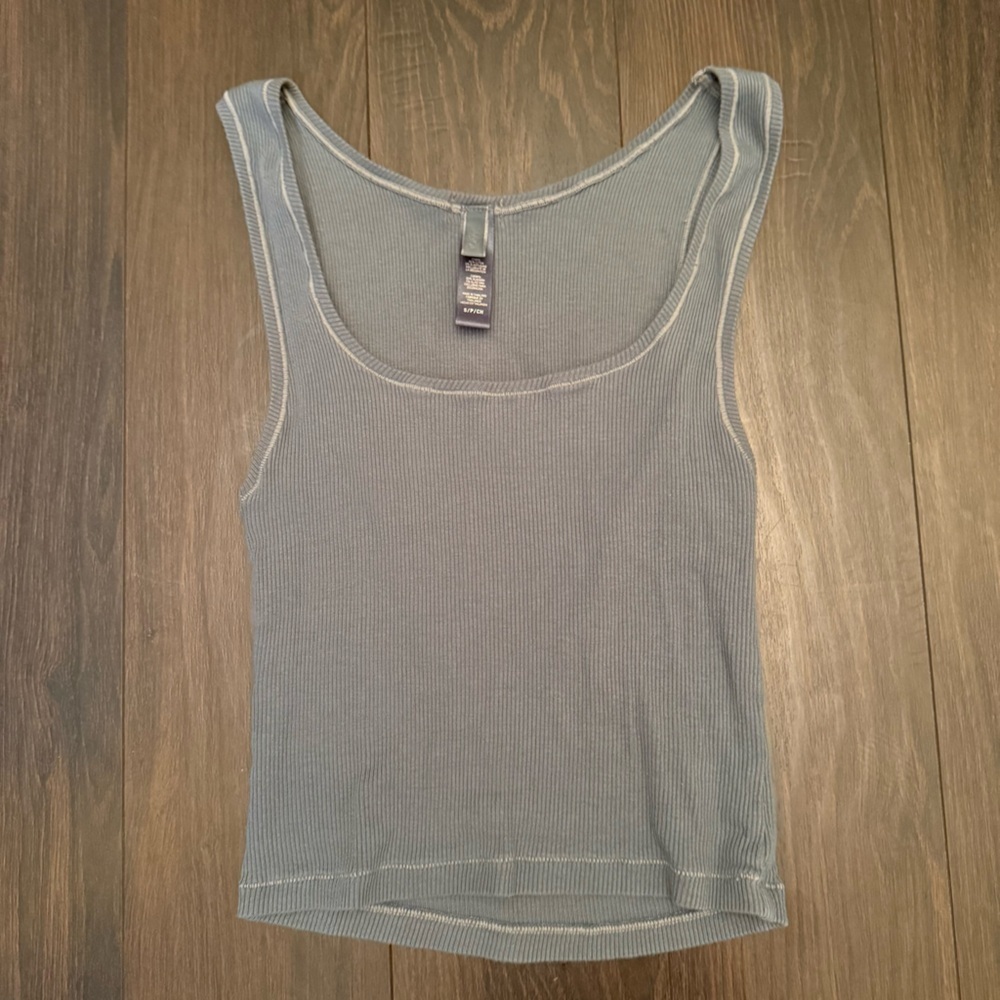 Skims Cotton Ribbed Tank, Kyanite